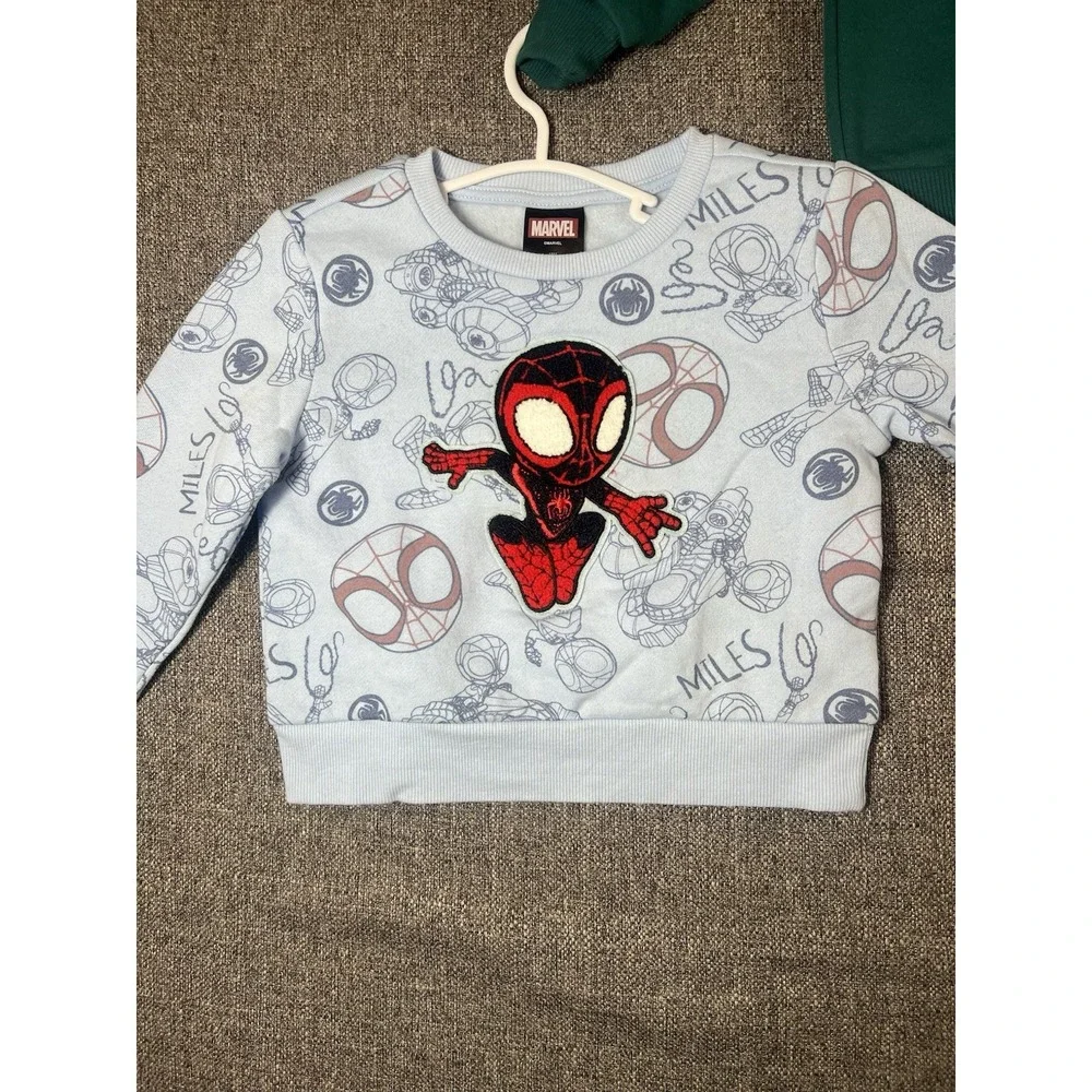 Spider-Man & Bluey Sweaters Baby Clothes 18 Months New with‎ Tags